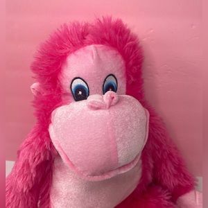 2013 Bright Pink Monkey Carnival stuffed animal Toy 21” Super Soft